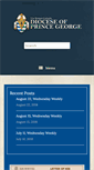 Mobile Screenshot of pgdiocese.bc.ca